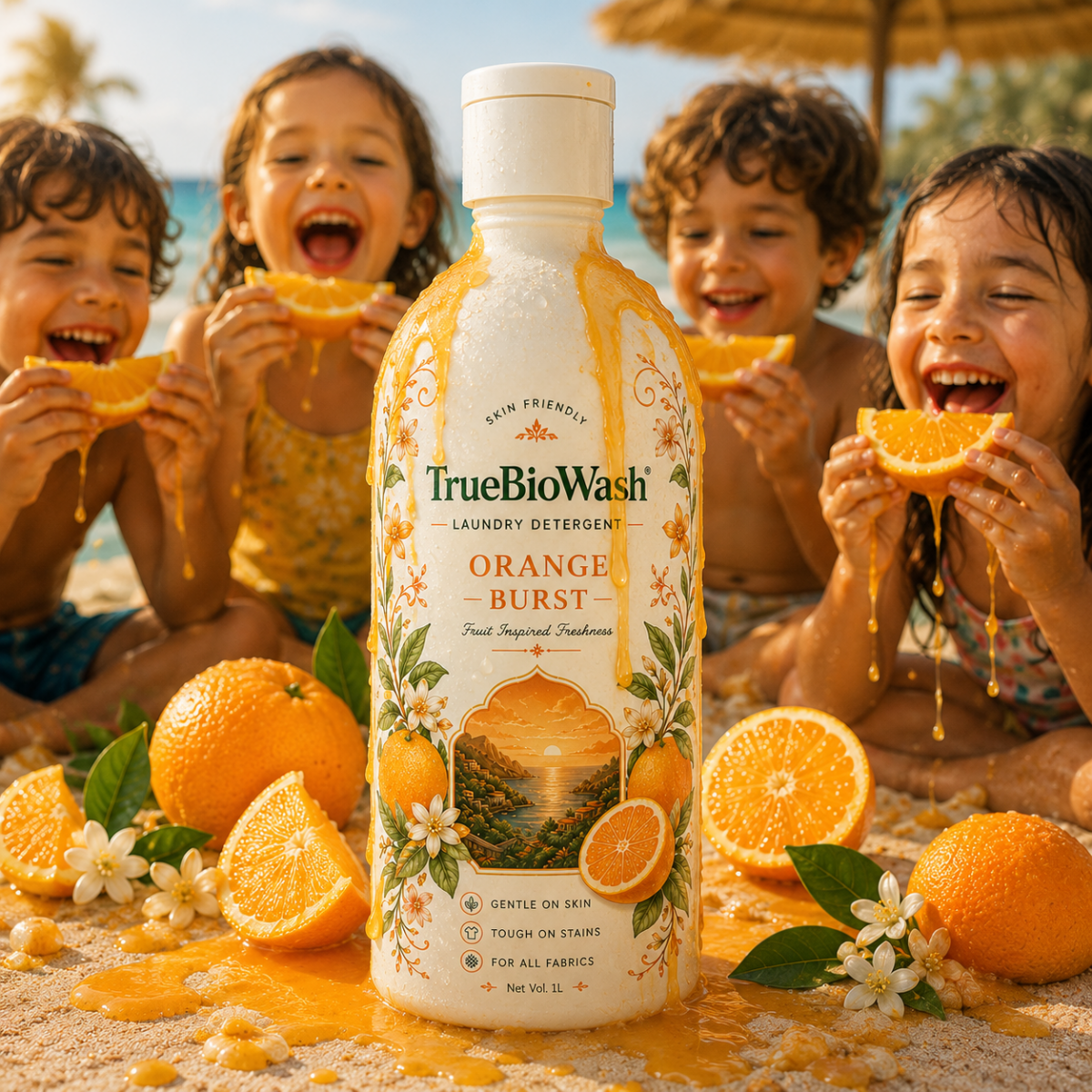 Orange Breeze Liquid Detergent - TrueBioWash