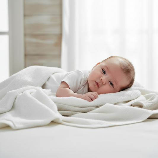 remove the detergent and place a baby their around 3 monts old