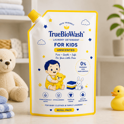 Unscented Baby Liquid Detergent Refill - TrueBioWash