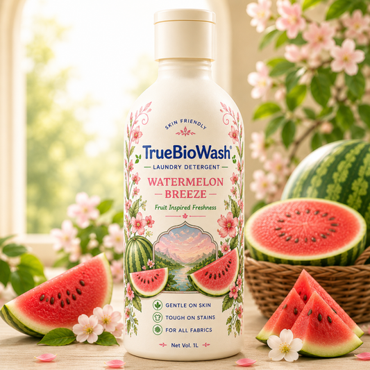 Watermelon Breeze Liquid Detergent - TrueBioWash